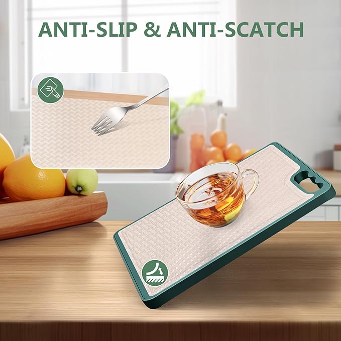 Origuuds Shelf Liners, Non-Adhesive Drawer Liner, Waterproof & Oil-Proof Kitchen Cabinet Cupboard Liner Plastic EVA Material BPA Free Fridge Liner Mats Paper Protector for Shelves (Clear/12in x 60in)