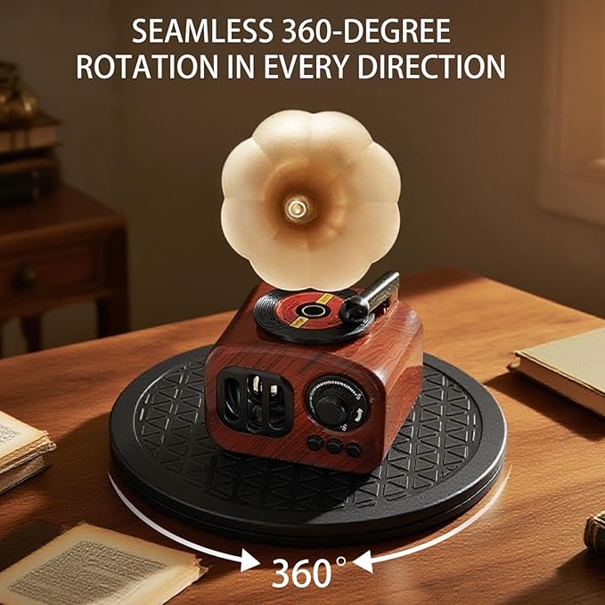 Multi-use Heavy Duty Rotating Swivel Stand - Lazy Susan with Steel Ball Bearings for Model Base/Rotating Plants/Crafts Stand Monitor/Big Screen TV/Monitors/Potted Plants (8 Inch)