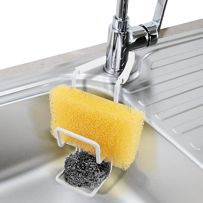 Sink Caddy Sink Sponge Holder - Faucet Rack Shower Tray - Fix Around Faucet-kitchen sponge holder for sink Organizer
