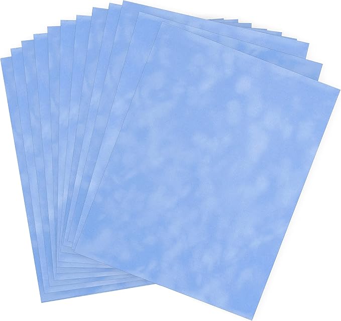 S.E.I Bay Velvet Paper, Felt Fabric For Drawer and Jewelry Box Liner, 8.5" x 11" - 12 Sheets