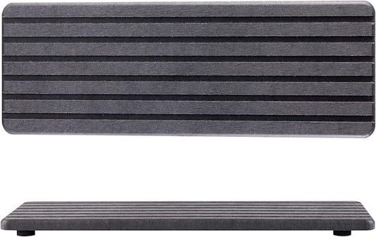2 PCS Water Absorbent diatomite Coasters, 12.2" x 4" Water Absorbing Stone Tray for Sink, Stone Drying mat for Kitchen Counter, Stone soap Tray Used for Hand Soaps & toiletries & Plants