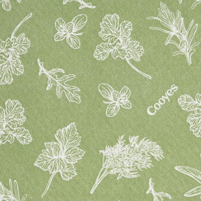 Cooyes Drawer & Shelf Liner for Kitchen Cabinets, Breathable Cloth Material, Machine Washable, Refrigerator Liners with Non-Slip Particles, Keep Produce Fresh Longer, 12 Pack, 12" * 24", Sage Green