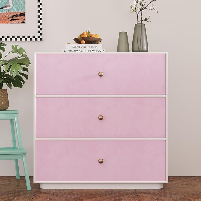 VaryPaper Self Adhesive Pink Velvet Drawer Liner 15.7" x 78.7" Soft Fabric Flocking Contact Paper for Cabinets Shelves Jewelry Box Liner Felt Lining Velvet Wallpaper Peel and Stick for Nursery Bedroom