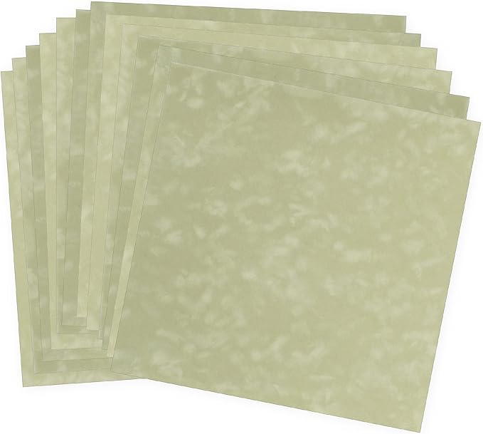 S.E.I Asparagus Velvet Paper, Felt Fabric For Drawer and Jewelry Box Liner, 12" x 12" - 12 Sheets