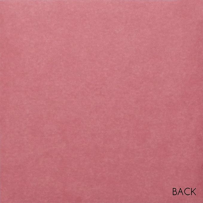 S.E.I Tomato Velvet Paper, Felt Fabric For Drawer and Jewelry Box Liner, 12" x 12" - 12 Sheets