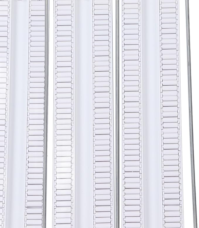 FLEXMAN Drink Organizer for Fridge, 6 Rows Adjustable Width Spring Loaded Drink Dispenser, Beverage Dispenser, Water Bottle Organizer for Soda, Beer, Wine, Sparkling Wine (White)