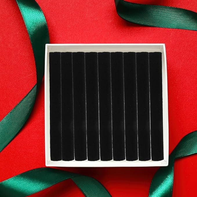 8 Pcs Velvet-lined Jewelry Tray Organizer for Drawer Adjustable Holder with Sponge Padding for Earring, Ring, Bracelet, Necklace, Brooch Storage