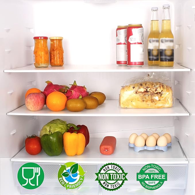 Shelf Liner, Non-Slip Cabinet Liner, Washable Oil-Proof for Kitchen Cabinet, Shelves, Refrigerator, Storage, Desks, 16 Inches x 20 FT, Non Adhesive Drawers Liner… (16 Inches x 20 FT)