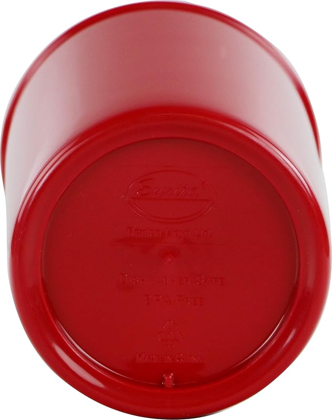 Reston Lloyd Multipurpose Utensil/Crock Holders Organize Wide Variety of Sizes of Utensils & Tools, Includes Large, & Miniature, Red