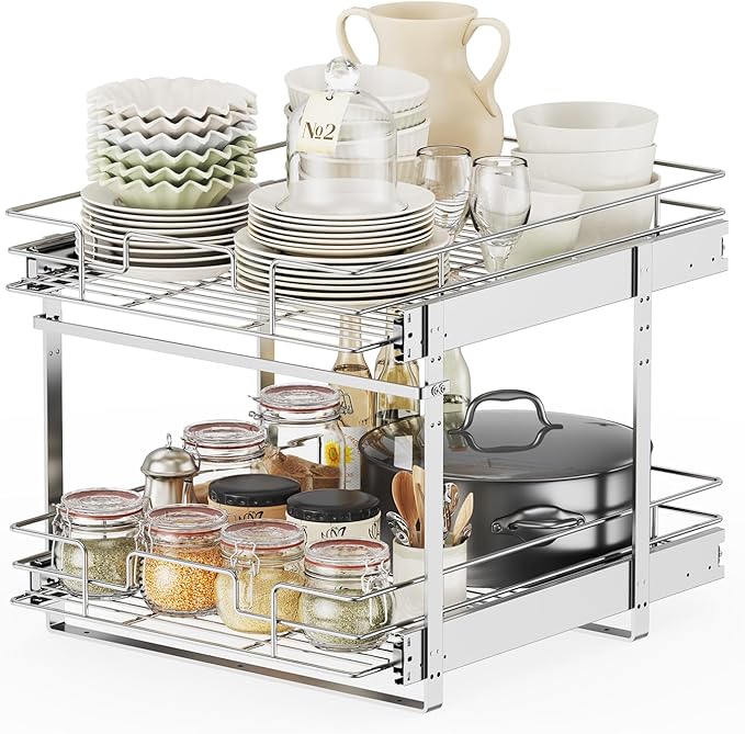 ROOMTEC Slide Out Cabinet Organizer (16.5" Wx20.5 D)