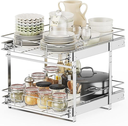 ROOMTEC Slide Out Cabinet Organizer (16.5" Wx20.5 D)