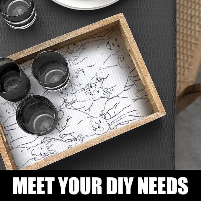 Amiitay Animal Shelf and Drawer Liner for Cabinets, 12IN x 20FT Non-Adhesive and Strong Non-Slip Dog Shelf Cabinet Drawer Liners for Kitchen, Waterproof Cupboard Liners,Easy to Clean