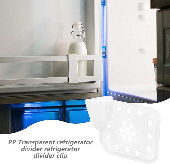 VICASKY 25pcs Pp Refrigerator Partition Board Fridge Drawer Divider Adjustable Kitchen Food Storage Organizer for Pantry and Fridge Sorting