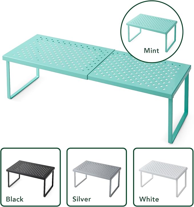 Nifty Expandable Shelf Rack Adjustable- Green