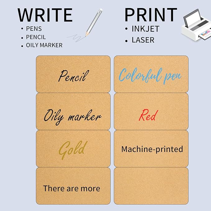 YEGAWEN Shipping Labels Stickers, 2"×4" Printable Mailing Label for Laser/Inkjet Printing- Matte, Permanent Adhesive Labels Stickers (Kraft Brown)