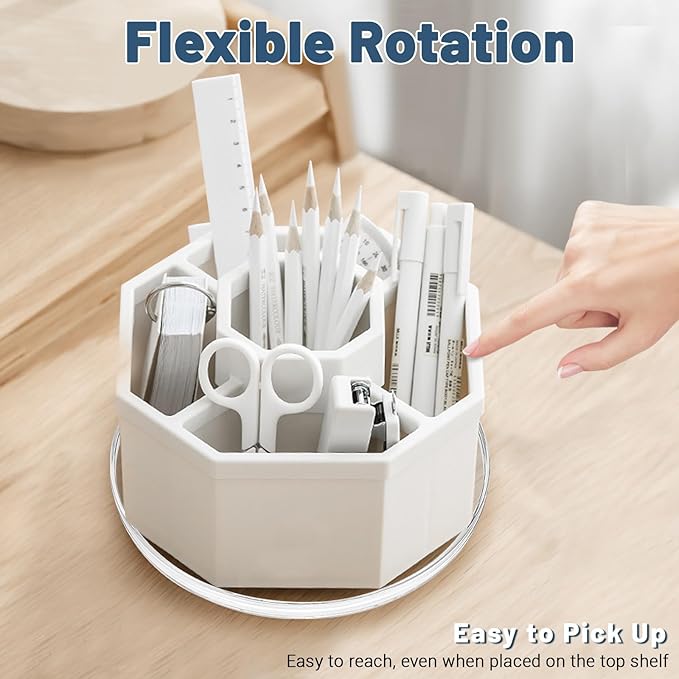 8 Inch Plastic Lazy Susan Turntable, 360° Small Clear Turntable Organizer, Transparent Ball Bearing Rotating Swivel Spinning Tray Plate for Refrigerator Table Spice Cake