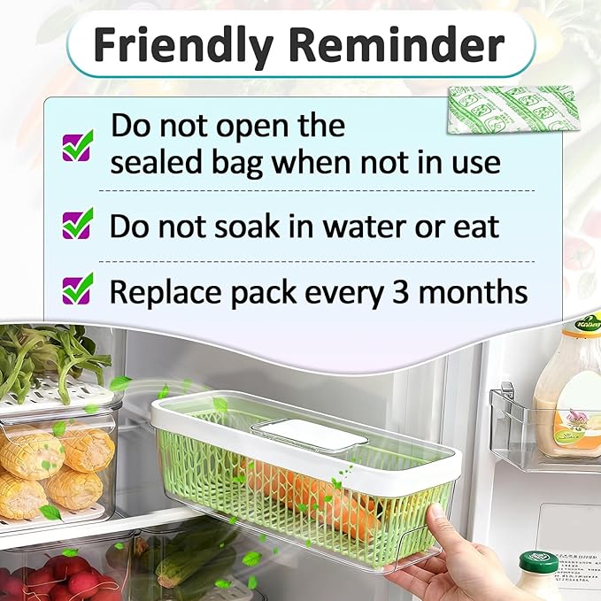 35 Pcs Carbon Filter Refills Compatible with OXO GreenSaver Produce Keepers and Crisper Inserts, Activated Carbon to Keep Fruits Fresh, Also for Bluapple Produce Saver Balls and Other Produce Savers