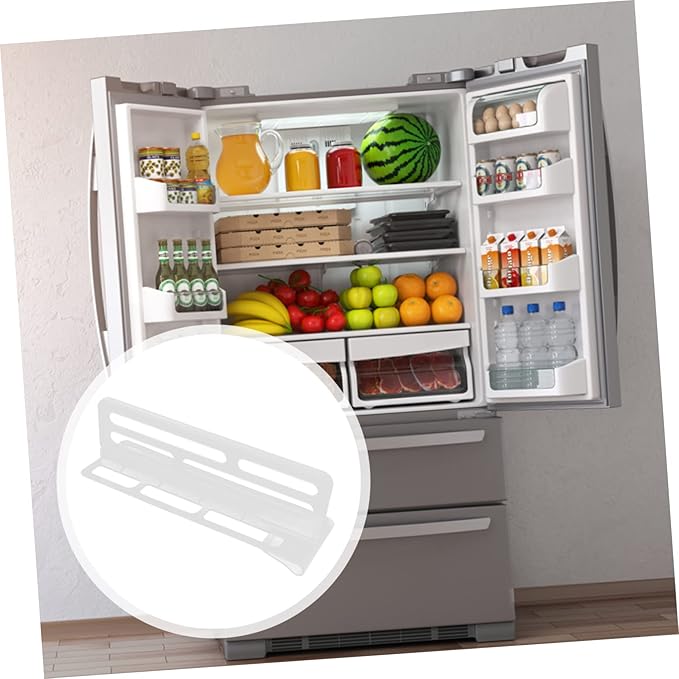KALLORY Fridge Partition Yogurt Organizer for Fridge Freezer Organization Storage Organizer Compartment Divider