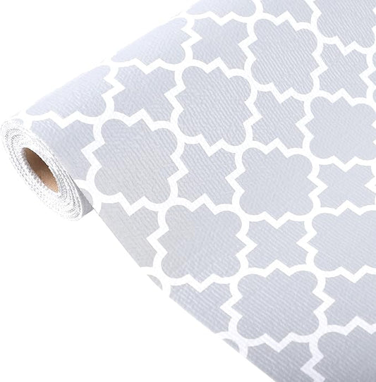 Shelf Liner 10 Inch Wide X 20 Ft Non Adhesive Cabinet Drawer Liner Non Slip Waterproof Pantry Shelves Mat for Refrigerator Closet Cupboard Kitchen Bathroom