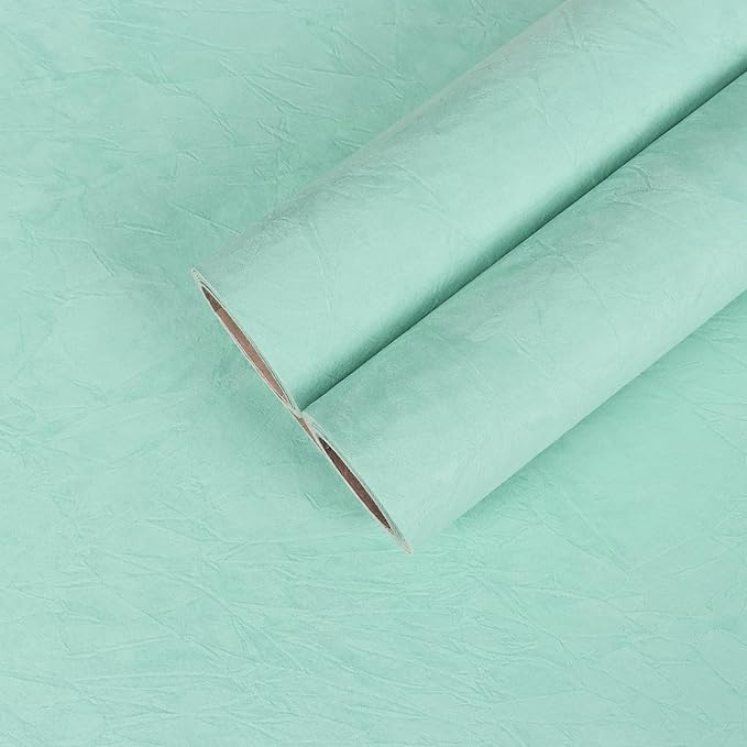 CHIHUT Mint Green Velvet Drawer Liner Roll - 12''x100'' Thick Velvet Fabric - Self Adhesive, Peel & Stick, Jewelry Box Lining, Drawer Liner, Wallpaper