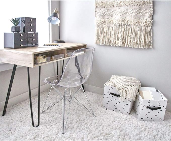 iDesign Decorative Countertop Vanity Tray Organizer for Bathroom, Bedroom, Closet, Entryway, The Clarity Collection – 8" x 12" x 2", Clear