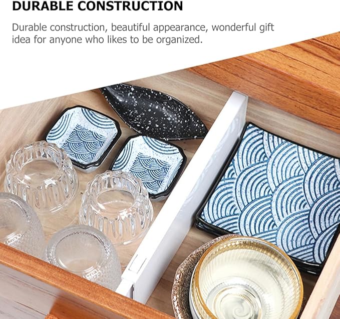 2pcs Retractable Drawer Dividers Multi-Functional Divider for Home Organizer