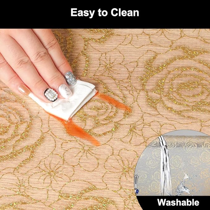 Cooyes Shelf Liner – Premium Non-Adhesive Cabinet & Drawer Liner for Kitchen – Waterproof Shelf Paper with Modern Pattern – Durable EVA Cabinet Mat – Easy to Cut （24" W x 240" L）