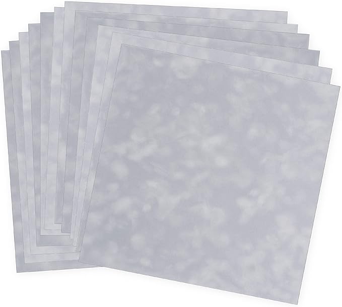 S.E.I Chrome Velvet Paper, Felt Fabric For Drawer and Jewelry Box Liner, 12" x 12" - 12 Sheets
