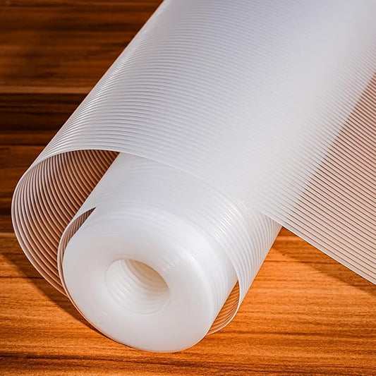 Shelf and Drawer Liner for Kitchen Cabinet, Non-Adhesive 12in x 120in Waterproof Durable Thickened EVA Material Easy-to-Cut Contact Paper Non Slip Mat for Refrigerator, Cupboard, Dresser