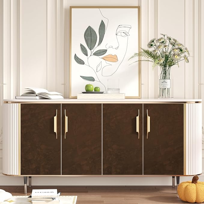 CHIHUT Brown Velvet Wallpaper Peel and Stick Self Adhesive Felt Drawer Liner for Dresser Jewelry Box Creased Textured Velvet Flocking Liner for Shelf Drawer Soft Crushed Fabric Lining Roll 12"x472"