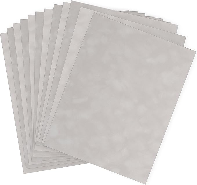 S.E.I Dolphin Velvet Paper, Felt Fabric For Drawer and Jewelry Box Liner, 8.5" x 11" - 12 Sheets