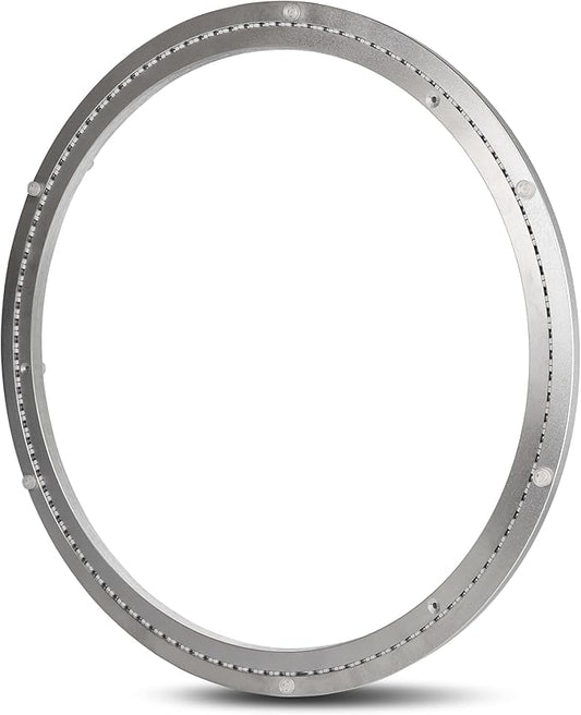 20 Inch Lazy Susan Heavy-Duty Aluminium Alloy Rotating Bearing Lazy Susan Hardware- Mute Bearing Turntable Ring Hardware for Dining and DIY Furniture (Capacity up to 660lb)