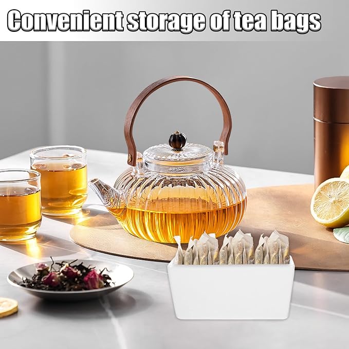 Ceramic Sugar Packet Holders, 8 Pack 5 Oz Sugar Packet Organizer Porcelain Sugar Bag Bowl Tea Bag Bowl For Kitchen, Cafe, Restaurant, 4.2" L X 2.4" W X 2" H