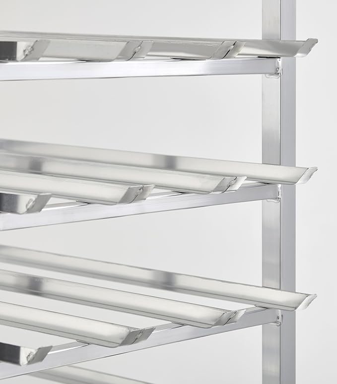 Full Size Mobile Aluminum Commercial Can Rack - Fully Welded (32L-040)