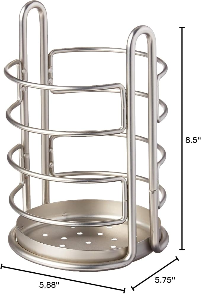 Spectrum Diversified Euro Utensil Holder, Satin Nickel, 1 EA (62278)