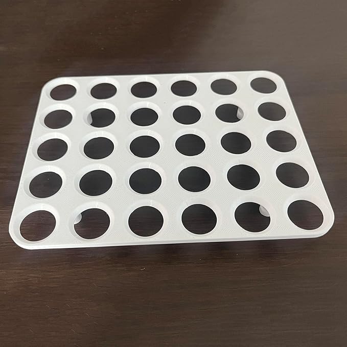 2 PCS Small Quail/Bird Egg Trays, Quail Egg Container, Quail Egg Tray Inserts Compatible with Dollar General's Fresh Start Refrigerator Storage Bin (Clear Plastic Tray not Included