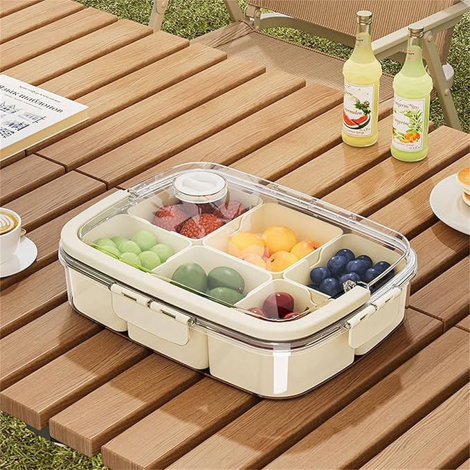 Fridge Storage Box Set with Handles Sturdy Clear Fridge with Lid Stackable Organizers for Kitchen Food Containers