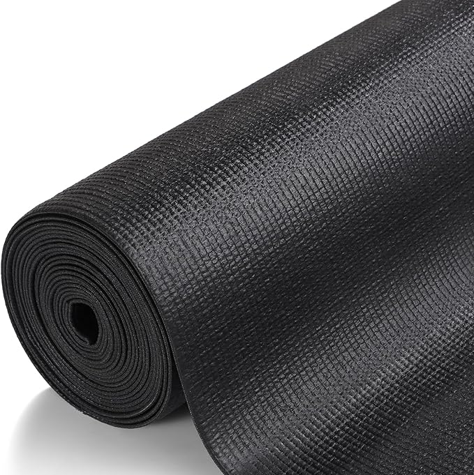 Tool Box Liner Foam Mat, Toolbox Drawer Liner Foam Mat Thickened Durable Non Slip Pad for Protecting Tools,Kitchen Cabinets,Garage, Work Surfaces,Shelves, 18" W x 288" L, Black