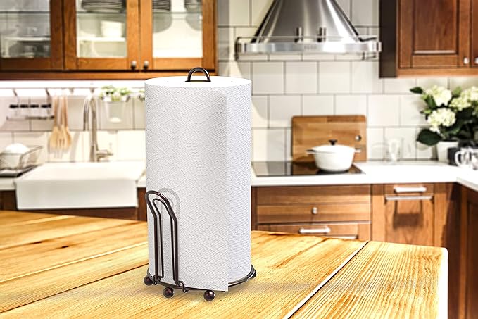 Simple Houseware Paper Towel Holder, Bronze