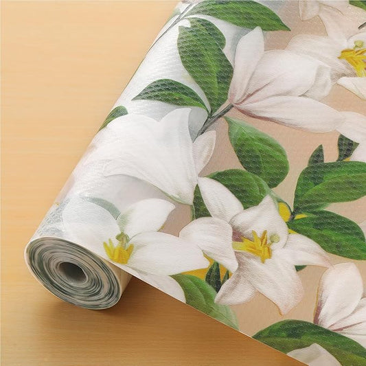 Cooyes Shelf Liner – Premium Non-Adhesive Cabinet & Drawer Liner for Kitchen – Waterproof Shelf Paper with Modern Pattern – Durable EVA Cabinet Mat – Easy to Cut （12" W x 120" L）