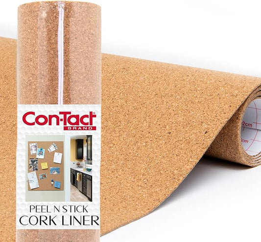 Con-Tact Brand Cork Roll, Self-Adhesive, 12" x 4'