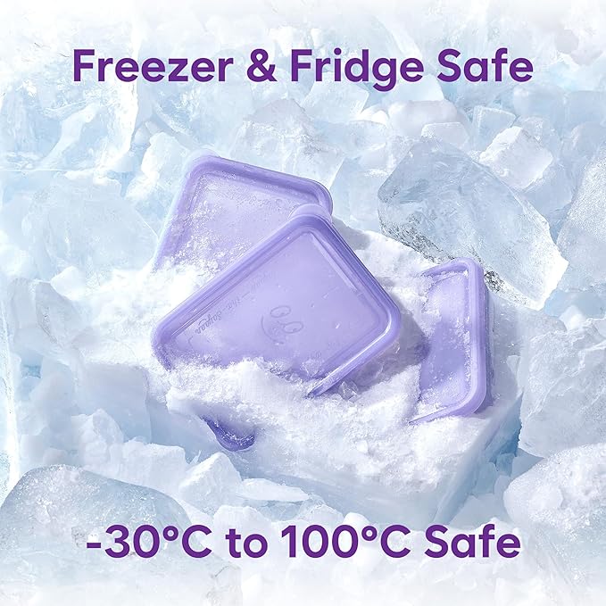 THX_SOYOON Twist-Release Freezer Containers, for Soup&Sauce pack,12pcs Flexible When Frozen | Anti-Break, BPA-Free, Stackable | Made in Korea