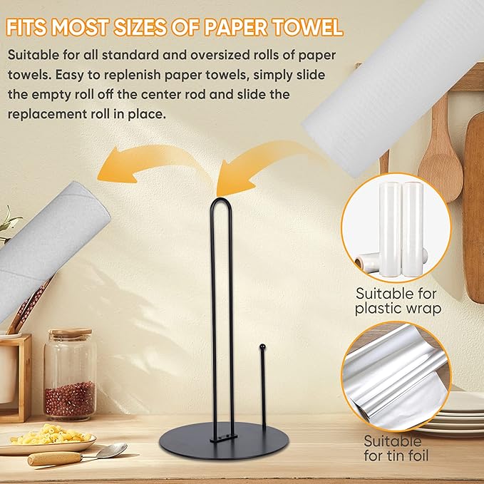 Paper Towel Holder-Standing Paper Towel Holders (Disc 2p)