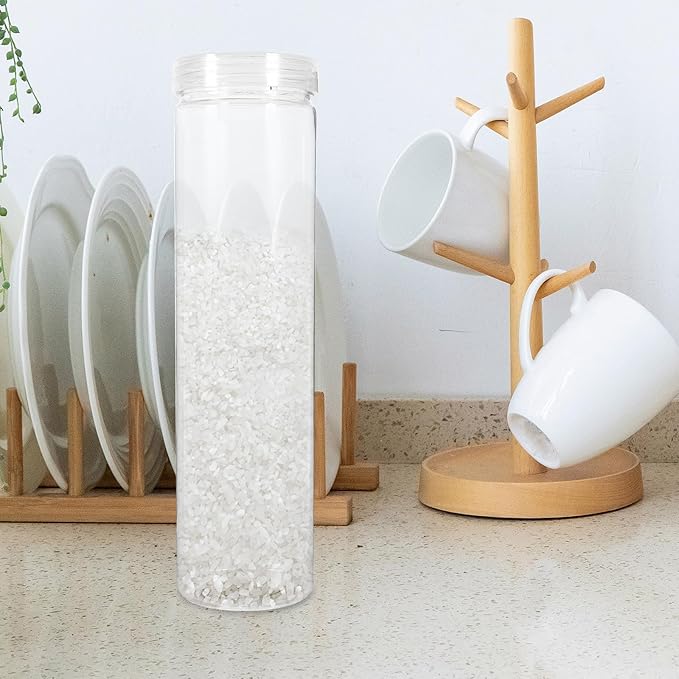 DOITOOL 3Pcs Airtight Food Storage Canisters with Sealing Lids Reusable Pet Containers for Dry Food Cereal and Pantry Organization Kitchen Jars for Moisture and Stain Protection