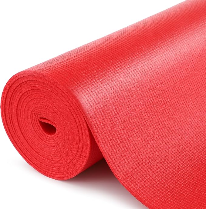 Tool Box Liner Foam Mat, Toolbox Drawer Liner Foam Mat Thickened Durable Non Slip Pad for Protecting Tools,Kitchen Cabinets,Garage, Work Surfaces,Shelves, 24" W x 288" L, Red