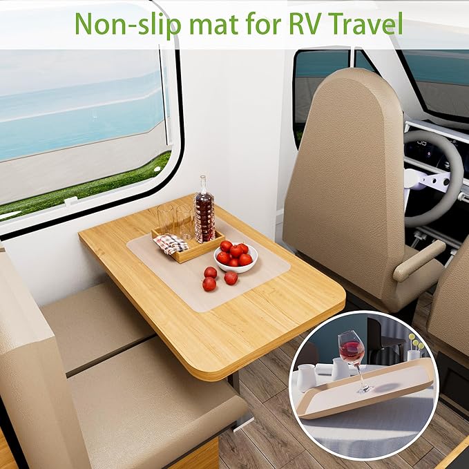 Large Clear Silicone Mats for Countertop: 1/25 x 23.6 x 35.5 Inch Translucent Non-Slip Baking Mat for Pastry - Heat Resistant Non Stick Sheet for Counter Protector