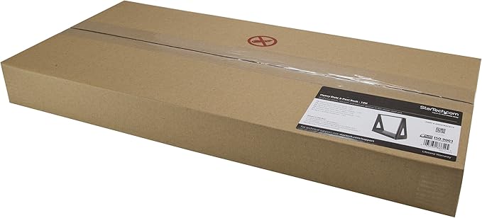 StarTech.com 2-Post 12U Heavy-Duty Desktop Server Rack, Small Open Frame 19in Computer Rack, Compact Network Rack for AV / Studio / Data / IT Equipment, Two-Post Home/Office Rack, TAA (2POSTRACK12)
