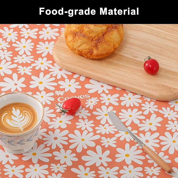 Cooyes Shelf Liner – Premium Non-Adhesive Cabinet & Drawer Liner for Kitchen – Waterproof Shelf Paper with Modern Pattern – Durable EVA Cabinet Mat – Easy to Cut （17.5" W x 197" L）