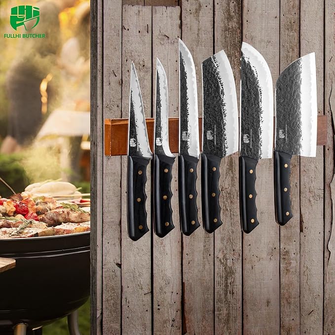 Wall Mounted Wood Magnetic Knife Strip, 16 inch Innovations Multi-Purpose Knife Holder Bar for Wall Kitchen Secure Store Utensil Organizer