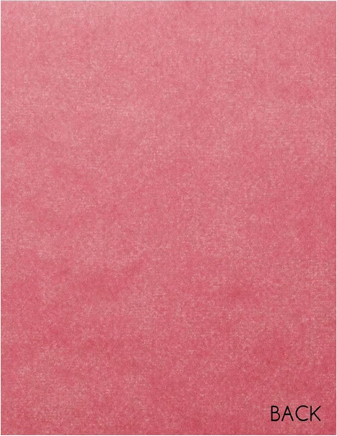 S.E.I Rust Velvet Paper, Felt Fabric For Drawer and Jewelry Box Liner, 8.5" x 11" - 12 Sheets